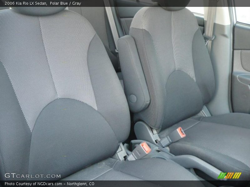 Polar Blue / Gray 2006 Kia Rio LX Sedan