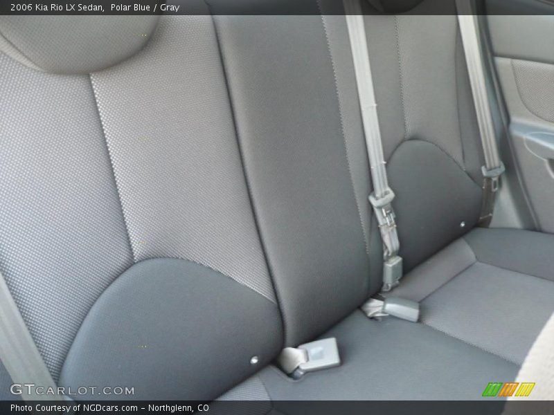 Polar Blue / Gray 2006 Kia Rio LX Sedan