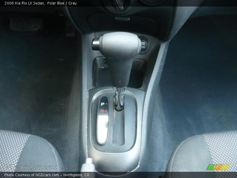 Polar Blue / Gray 2006 Kia Rio LX Sedan