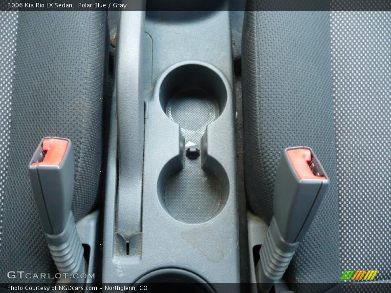 Polar Blue / Gray 2006 Kia Rio LX Sedan