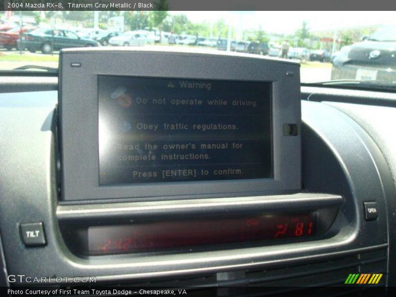 Titanium Gray Metallic / Black 2004 Mazda RX-8