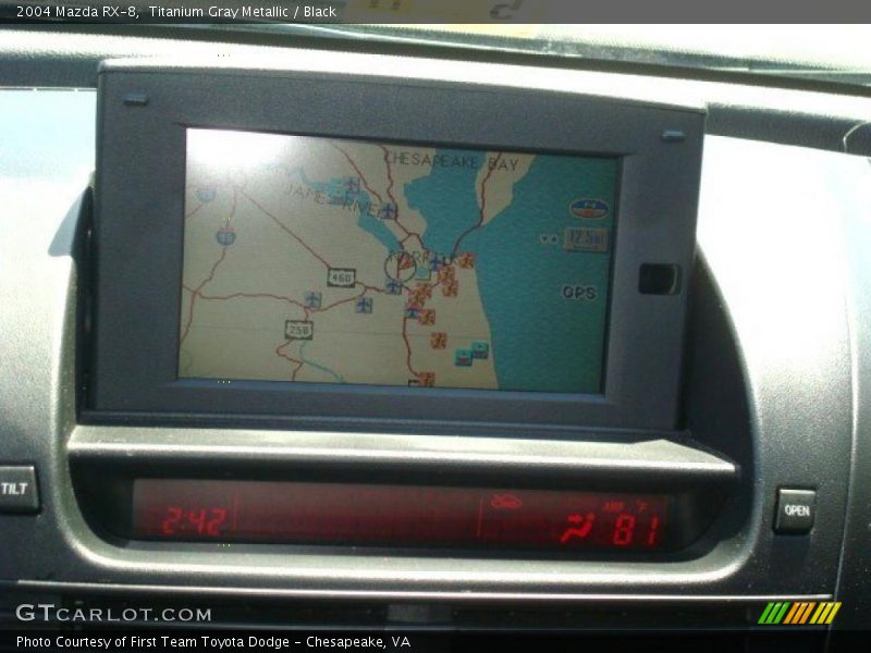 Titanium Gray Metallic / Black 2004 Mazda RX-8