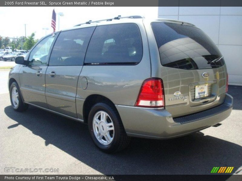 Spruce Green Metallic / Pebble Beige 2005 Ford Freestar SEL