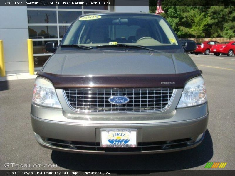 Spruce Green Metallic / Pebble Beige 2005 Ford Freestar SEL