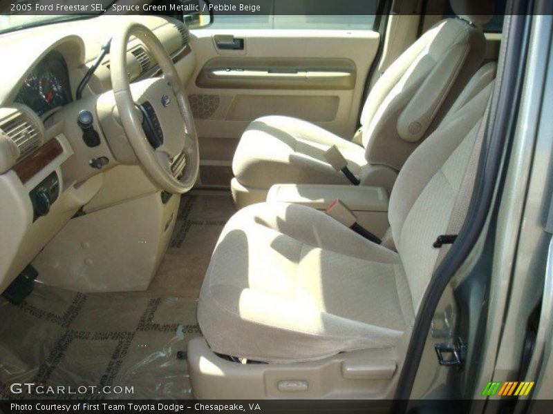 Spruce Green Metallic / Pebble Beige 2005 Ford Freestar SEL
