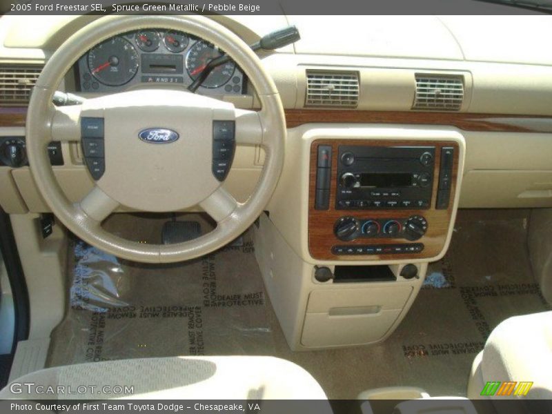 Spruce Green Metallic / Pebble Beige 2005 Ford Freestar SEL