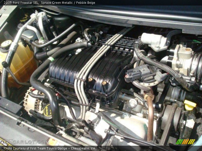 Spruce Green Metallic / Pebble Beige 2005 Ford Freestar SEL