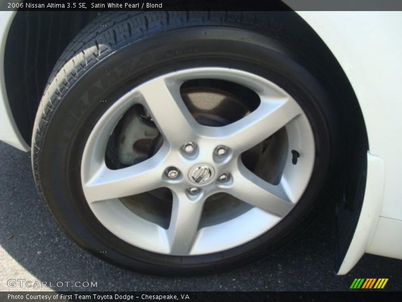 Satin White Pearl / Blond 2006 Nissan Altima 3.5 SE