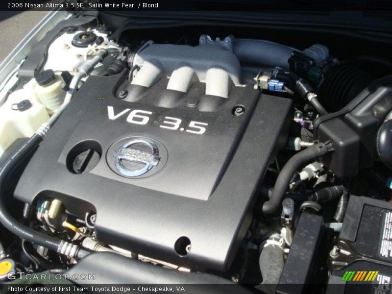 Satin White Pearl / Blond 2006 Nissan Altima 3.5 SE