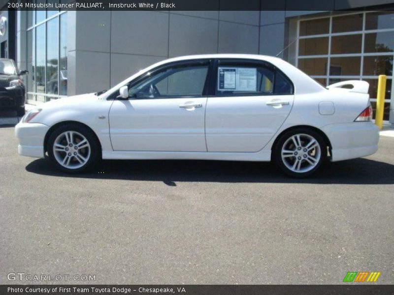 Innsbruck White / Black 2004 Mitsubishi Lancer RALLIART
