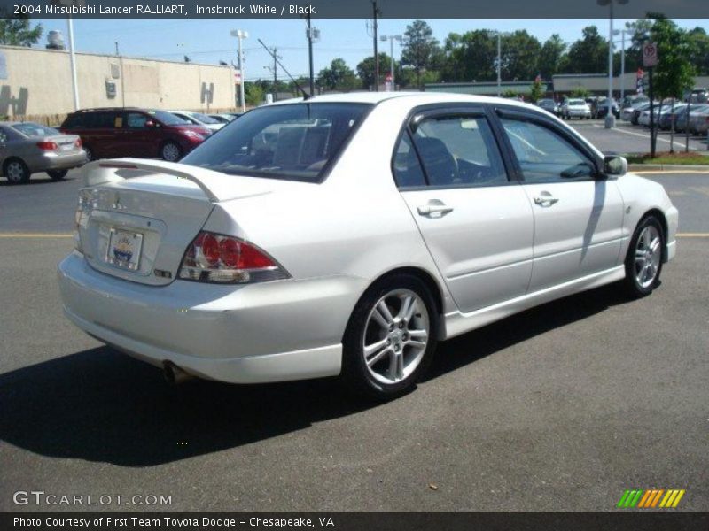 Innsbruck White / Black 2004 Mitsubishi Lancer RALLIART