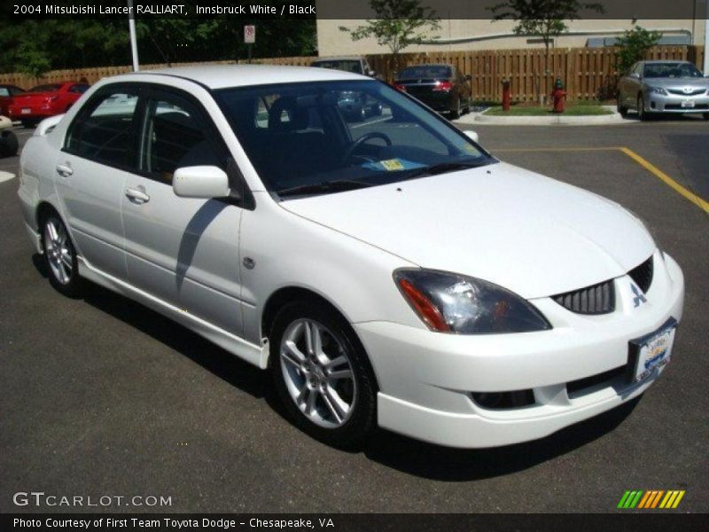 Innsbruck White / Black 2004 Mitsubishi Lancer RALLIART