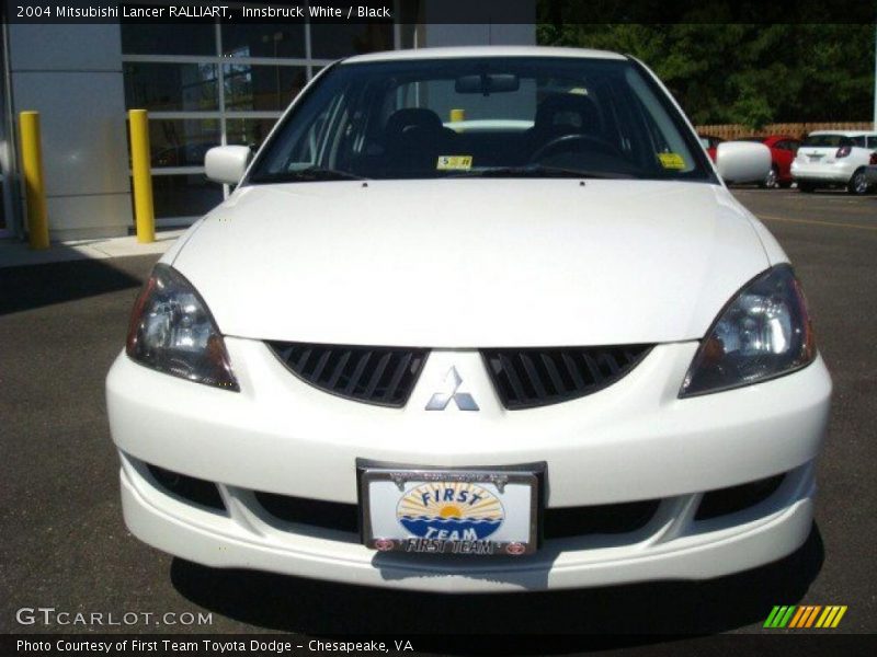 Innsbruck White / Black 2004 Mitsubishi Lancer RALLIART