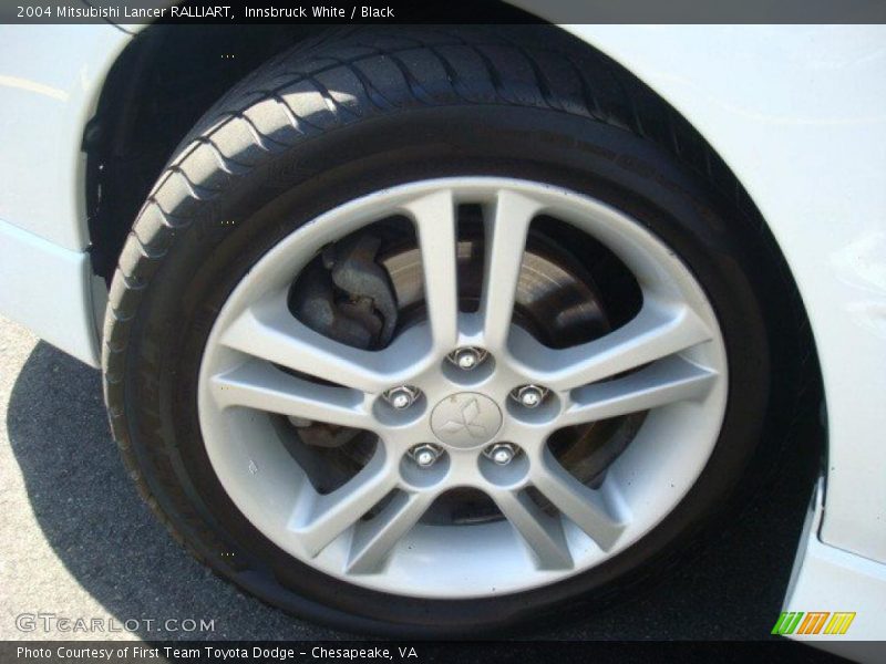 Innsbruck White / Black 2004 Mitsubishi Lancer RALLIART