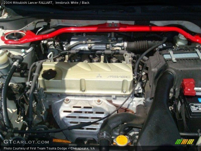Innsbruck White / Black 2004 Mitsubishi Lancer RALLIART