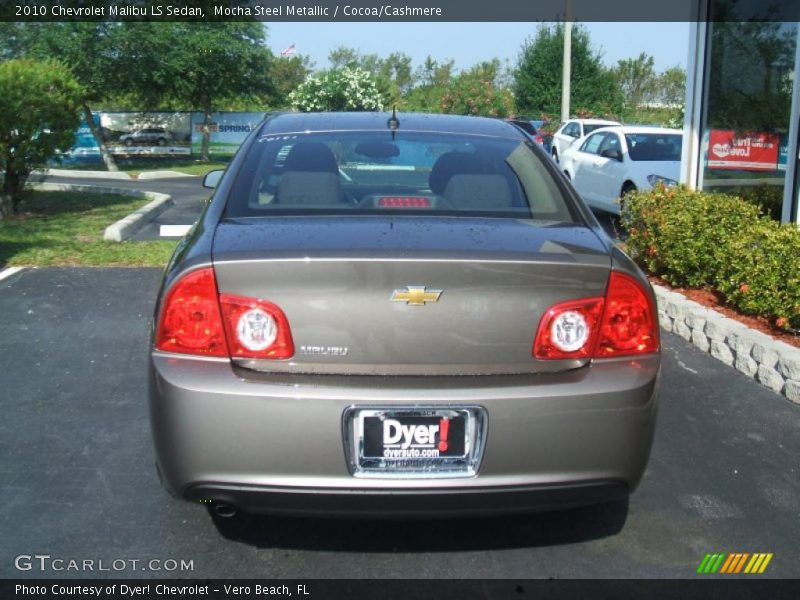 Mocha Steel Metallic / Cocoa/Cashmere 2010 Chevrolet Malibu LS Sedan