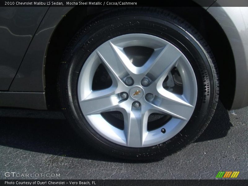 Mocha Steel Metallic / Cocoa/Cashmere 2010 Chevrolet Malibu LS Sedan