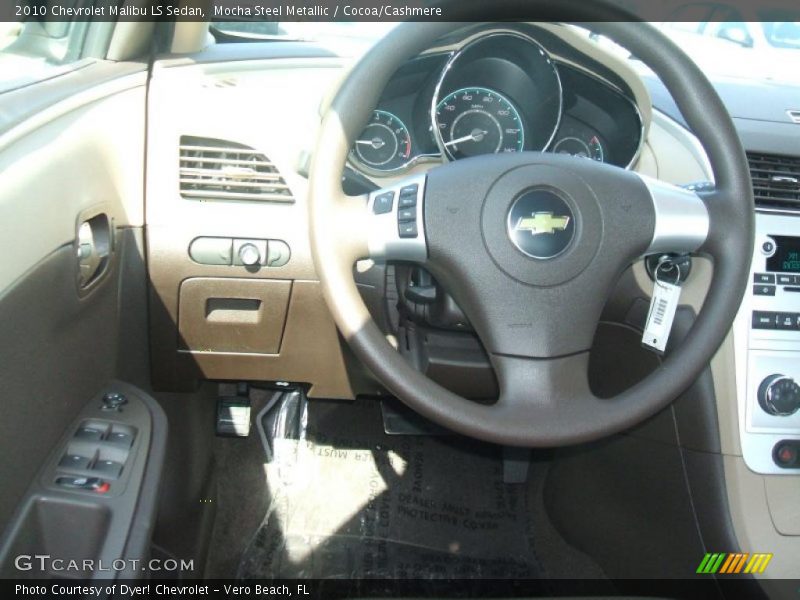 Mocha Steel Metallic / Cocoa/Cashmere 2010 Chevrolet Malibu LS Sedan