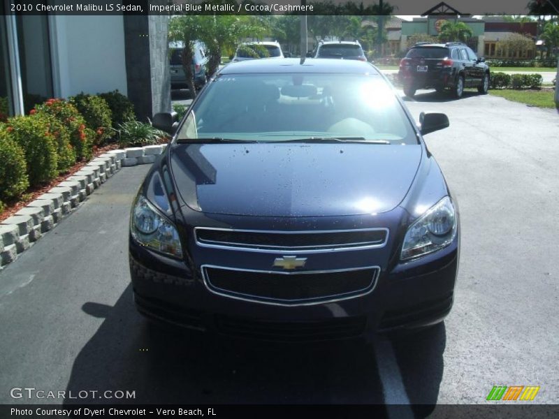 Imperial Blue Metallic / Cocoa/Cashmere 2010 Chevrolet Malibu LS Sedan