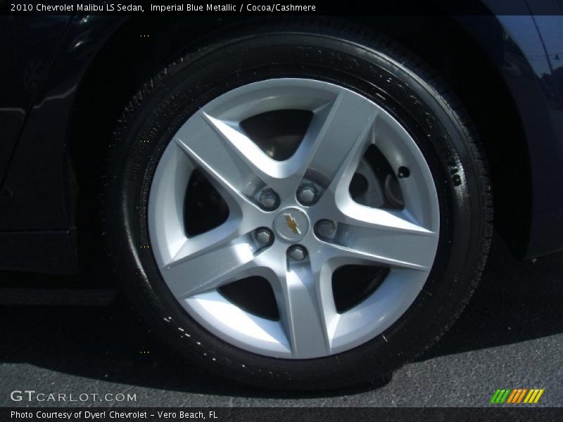 Imperial Blue Metallic / Cocoa/Cashmere 2010 Chevrolet Malibu LS Sedan