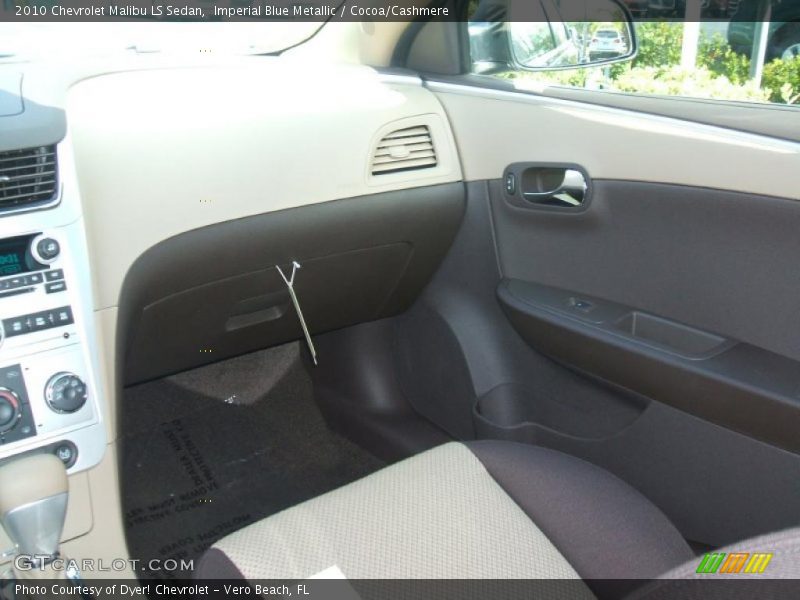Imperial Blue Metallic / Cocoa/Cashmere 2010 Chevrolet Malibu LS Sedan