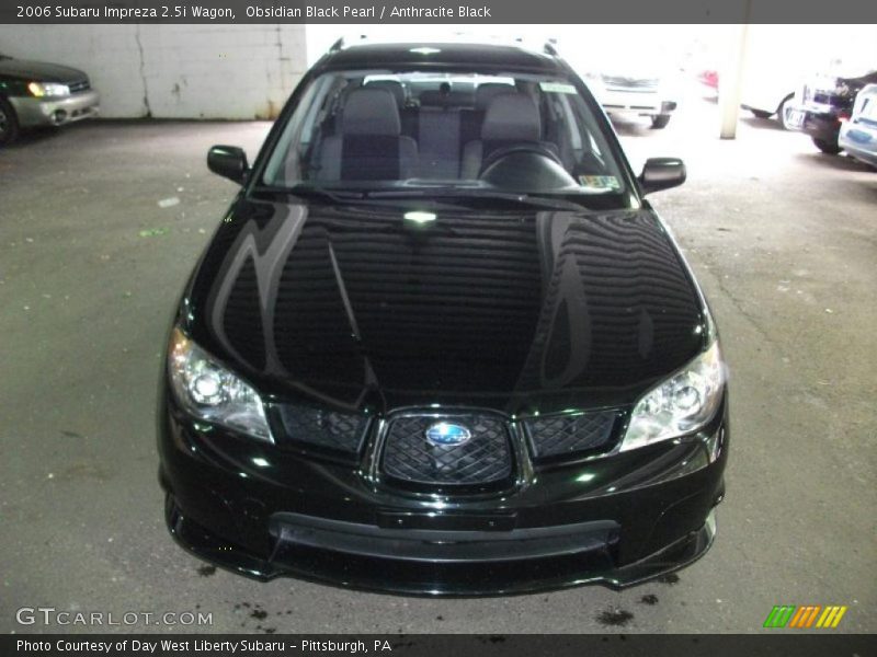 Obsidian Black Pearl / Anthracite Black 2006 Subaru Impreza 2.5i Wagon