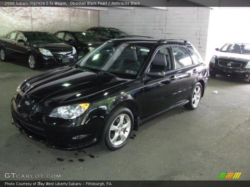 Obsidian Black Pearl / Anthracite Black 2006 Subaru Impreza 2.5i Wagon