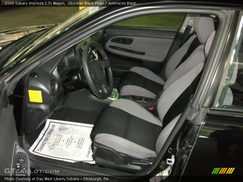 Obsidian Black Pearl / Anthracite Black 2006 Subaru Impreza 2.5i Wagon