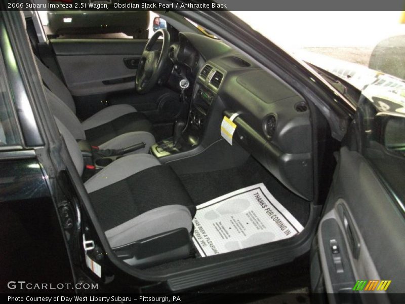Obsidian Black Pearl / Anthracite Black 2006 Subaru Impreza 2.5i Wagon