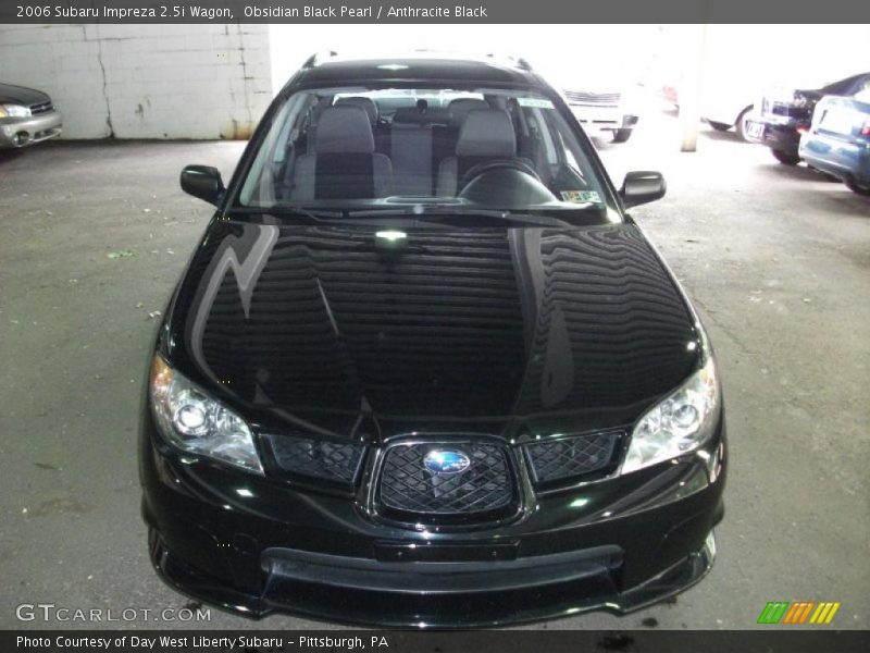 Obsidian Black Pearl / Anthracite Black 2006 Subaru Impreza 2.5i Wagon