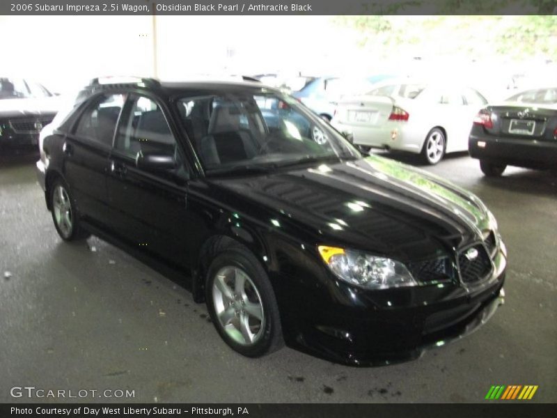Obsidian Black Pearl / Anthracite Black 2006 Subaru Impreza 2.5i Wagon