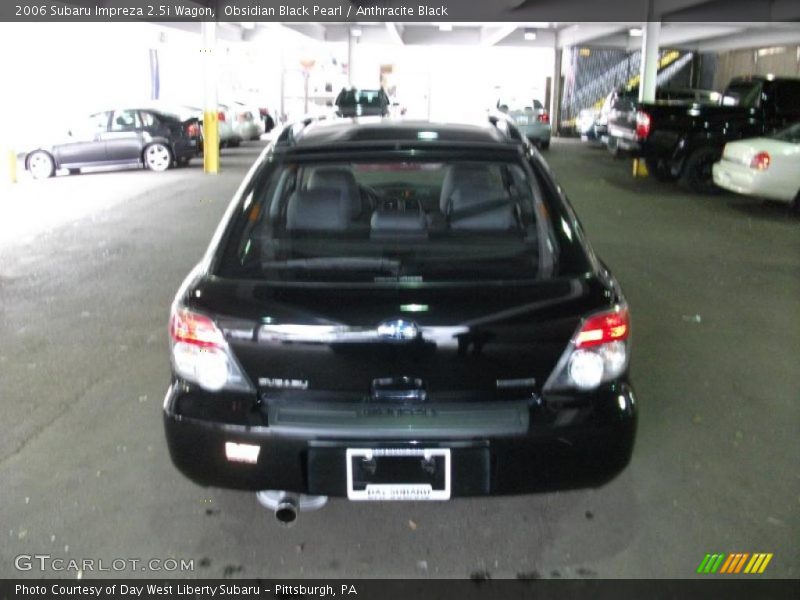 Obsidian Black Pearl / Anthracite Black 2006 Subaru Impreza 2.5i Wagon