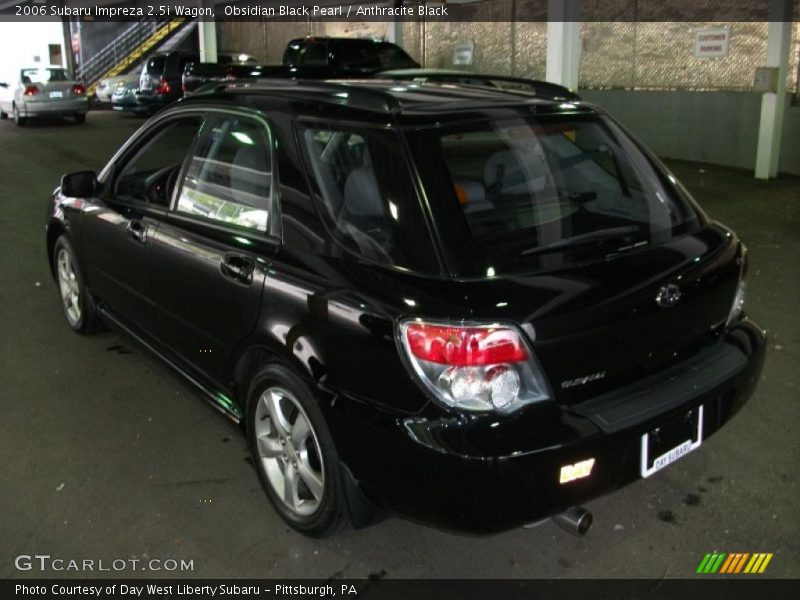 Obsidian Black Pearl / Anthracite Black 2006 Subaru Impreza 2.5i Wagon