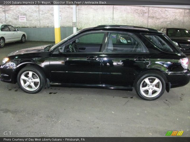 Obsidian Black Pearl / Anthracite Black 2006 Subaru Impreza 2.5i Wagon