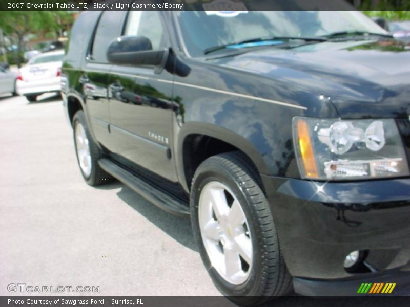 Black / Light Cashmere/Ebony 2007 Chevrolet Tahoe LTZ