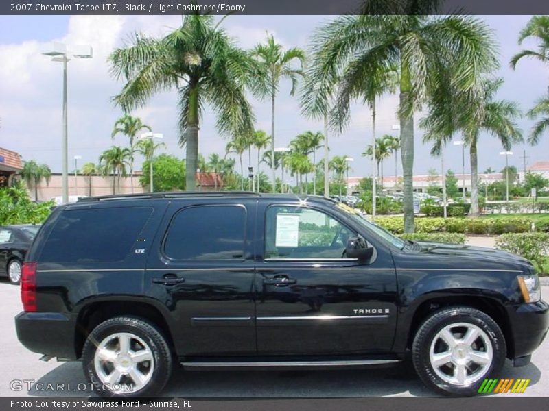 Black / Light Cashmere/Ebony 2007 Chevrolet Tahoe LTZ