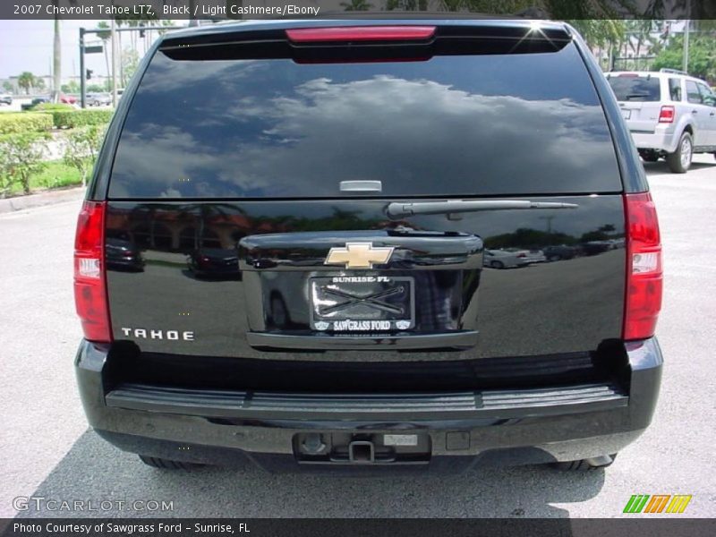 Black / Light Cashmere/Ebony 2007 Chevrolet Tahoe LTZ