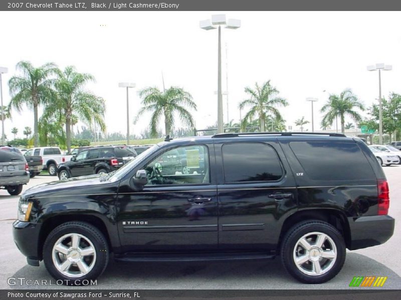Black / Light Cashmere/Ebony 2007 Chevrolet Tahoe LTZ