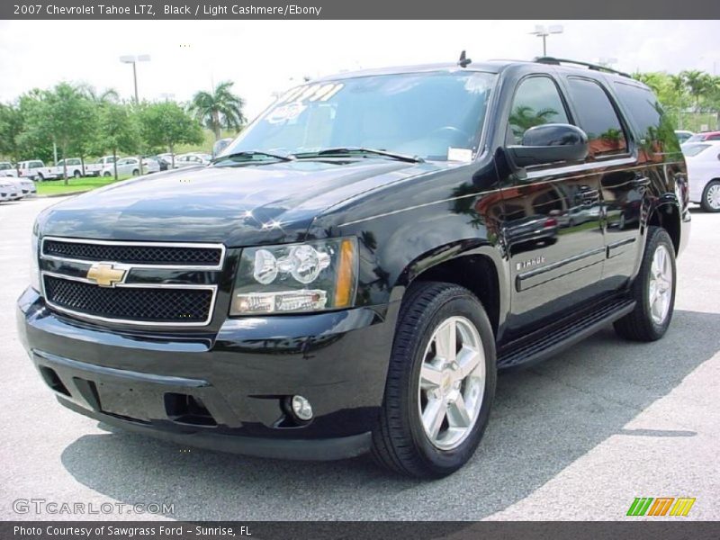 Black / Light Cashmere/Ebony 2007 Chevrolet Tahoe LTZ