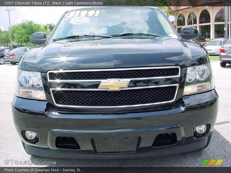 Black / Light Cashmere/Ebony 2007 Chevrolet Tahoe LTZ