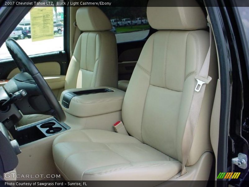 Black / Light Cashmere/Ebony 2007 Chevrolet Tahoe LTZ