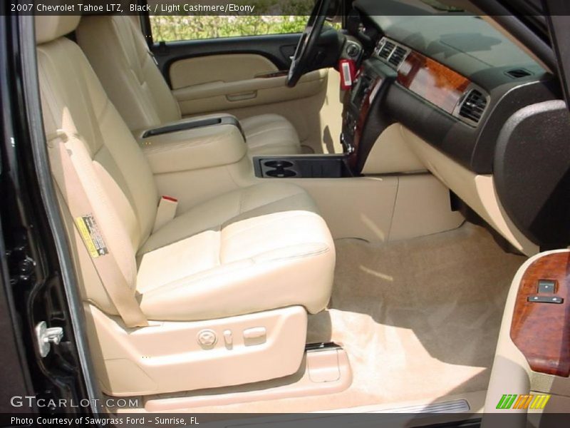 Black / Light Cashmere/Ebony 2007 Chevrolet Tahoe LTZ