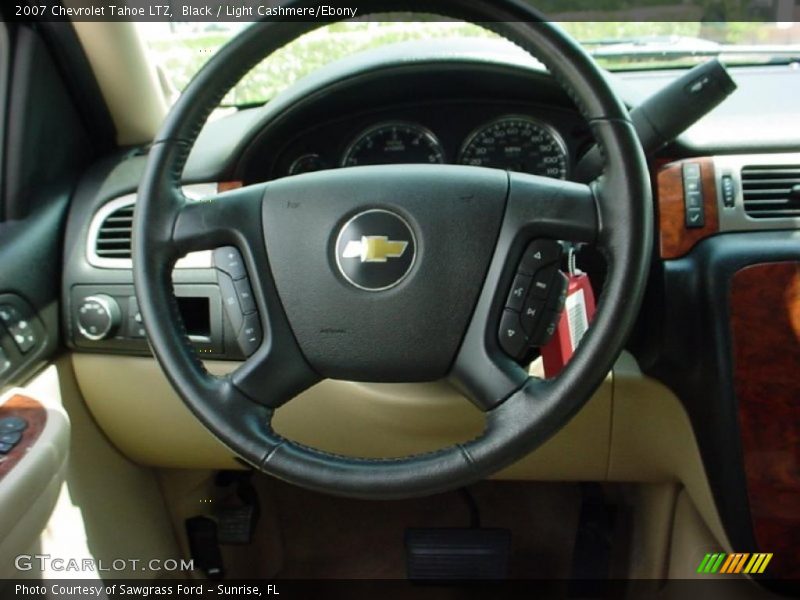 Black / Light Cashmere/Ebony 2007 Chevrolet Tahoe LTZ