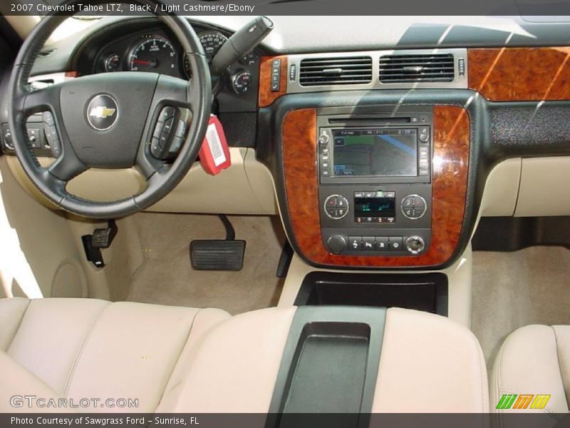 Black / Light Cashmere/Ebony 2007 Chevrolet Tahoe LTZ