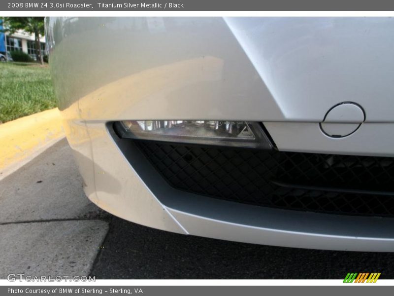 Titanium Silver Metallic / Black 2008 BMW Z4 3.0si Roadster