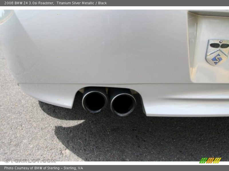 Titanium Silver Metallic / Black 2008 BMW Z4 3.0si Roadster