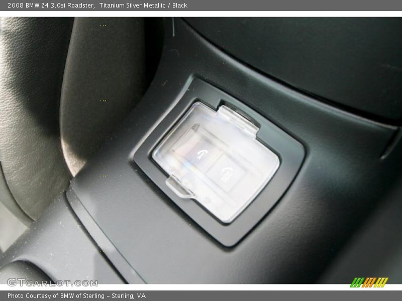Titanium Silver Metallic / Black 2008 BMW Z4 3.0si Roadster