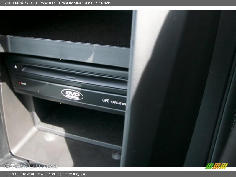 Titanium Silver Metallic / Black 2008 BMW Z4 3.0si Roadster