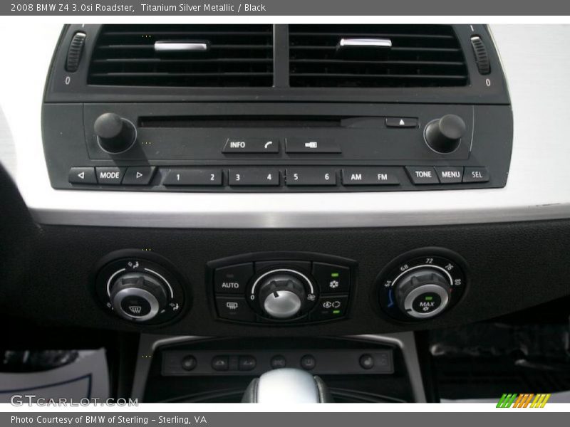 Titanium Silver Metallic / Black 2008 BMW Z4 3.0si Roadster