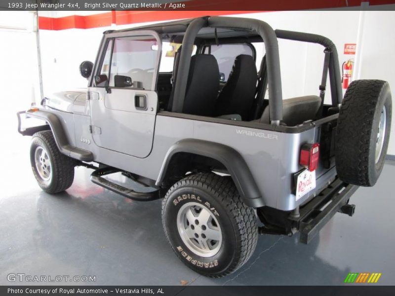 Bright Silver Quartz Metallic / Agate 1993 Jeep Wrangler 4x4